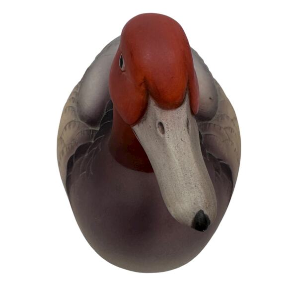 Vintage Canvasback by Andrea Sadek Bisque Matte Finish Duck Decoy Figurine 7.5" - Picture 2 of 12